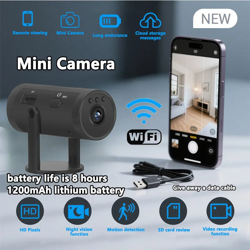 HD 1080P Mini WiFi Camera Indoor Safety Security Surveillance Baby Monitor Night Vision Camcorder IP Cam Audio Video Recorder