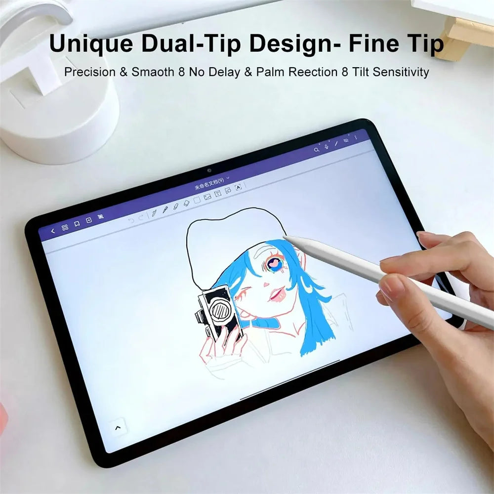 Universal Touch Stylus Pen Tablet Magnetic Attachment With Pencil Accessory Random Perforated Non-perforated Pen Nibs For Tablet