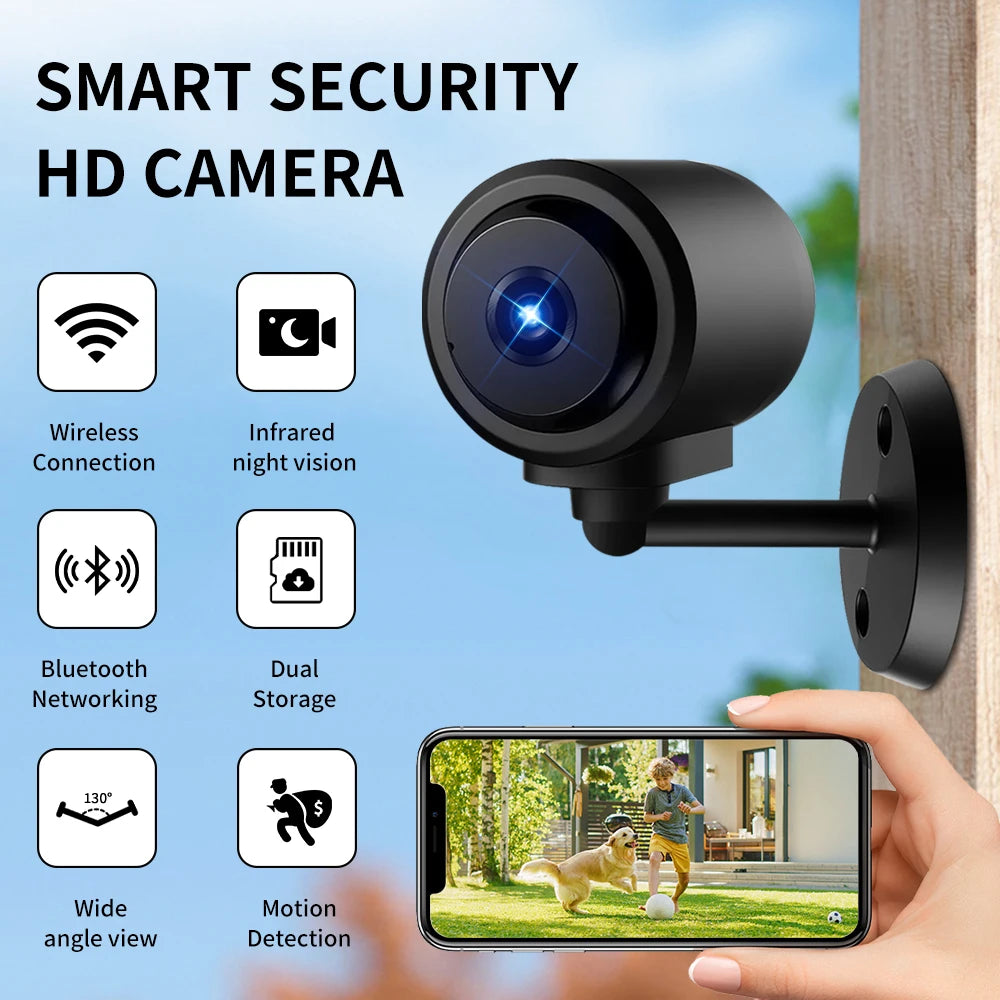 C1 1080P HD Mini Wifi Camera 130° Wide Angle Smart Home  IP Camcorder Networking Security Micro Camcorder IR Night Vision Alarm